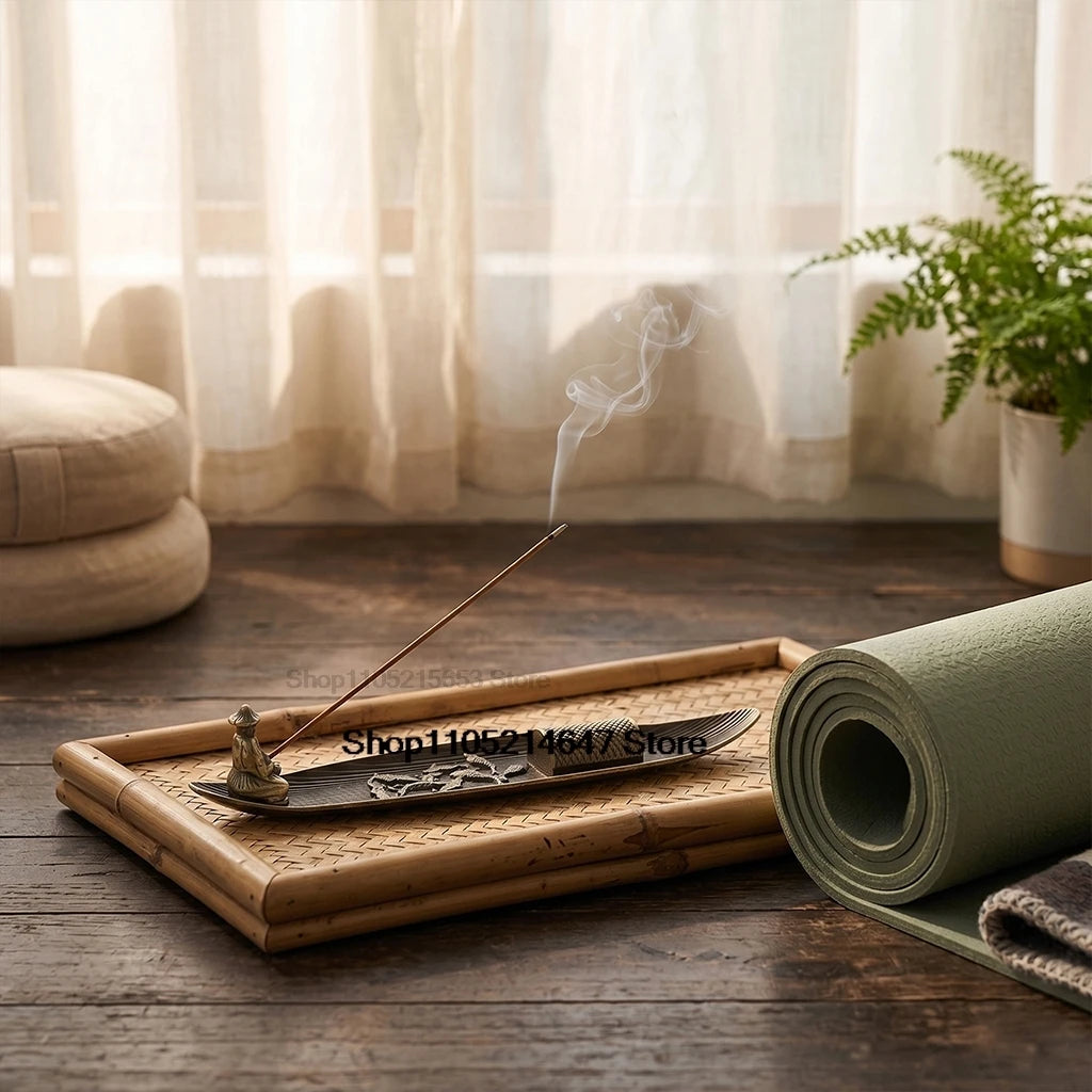 Soporte para varillas de incienso, adecuado para varillas de incienso de 2mm de diámetro y 20cm de longitud, accesorios de decoración para el hogar