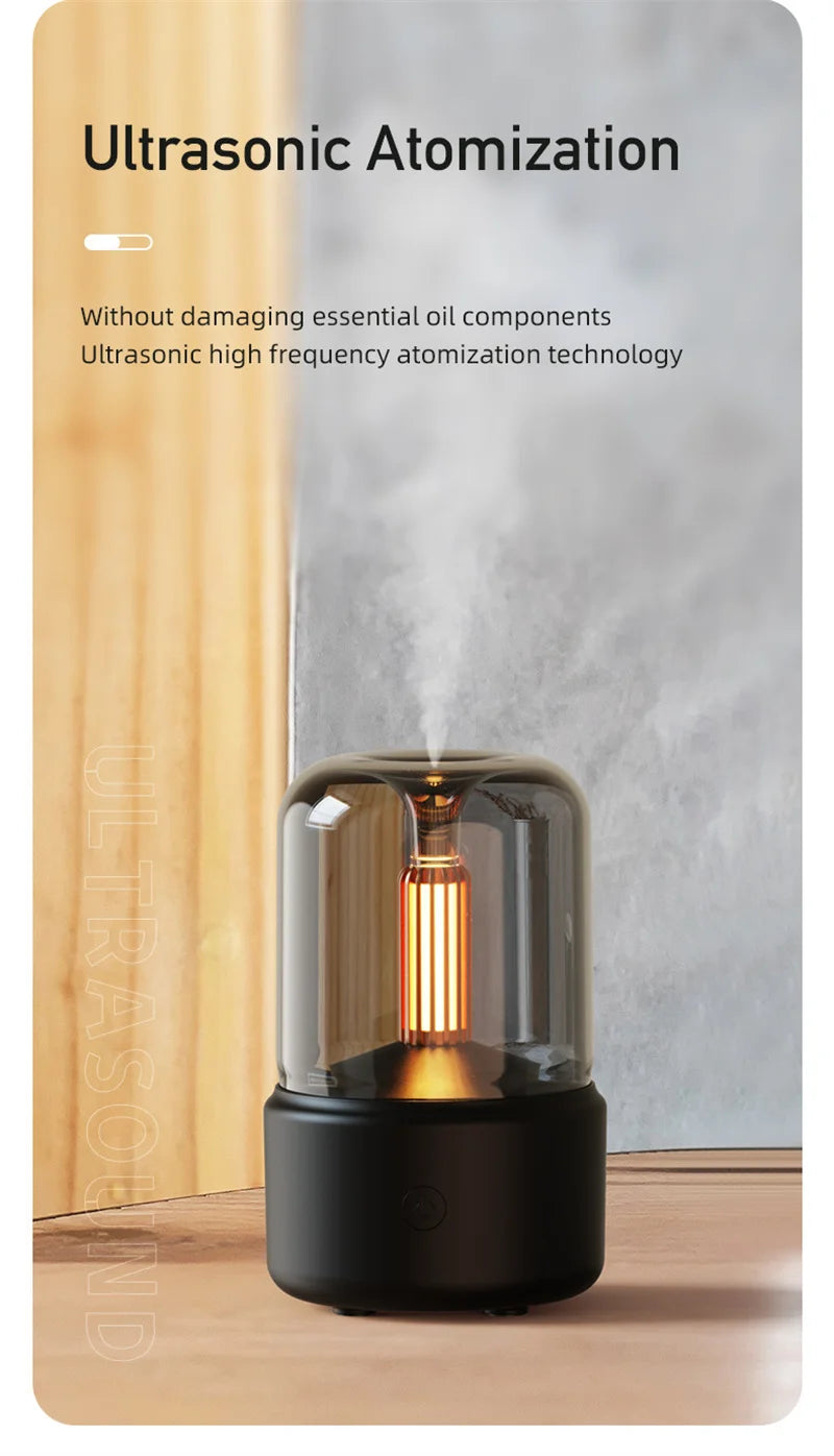 Difusor de Aroma con Luz de Vela — 120ml
