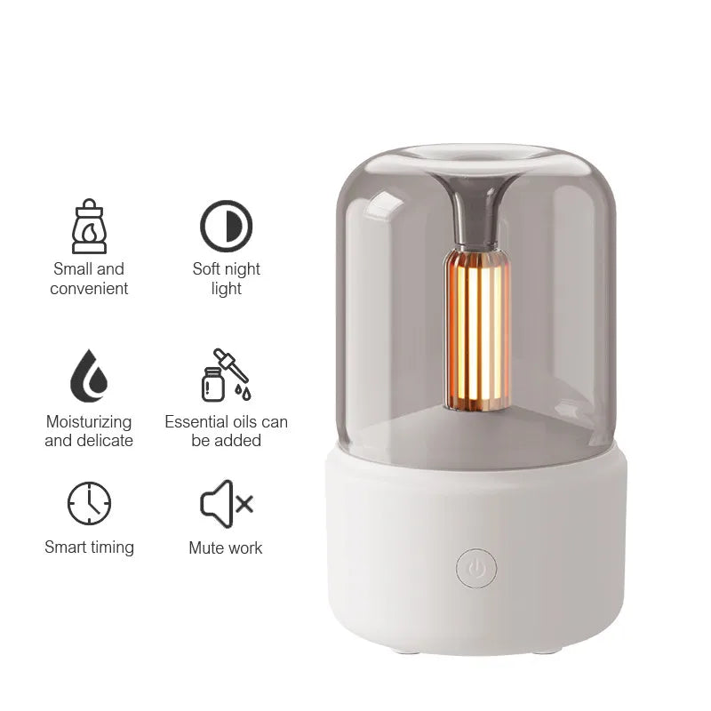 Difusor de Aroma con Luz de Vela — 120ml