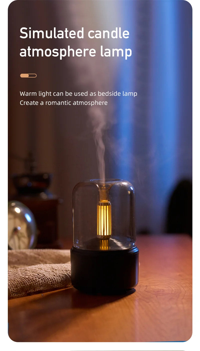 Difusor de Aroma con Luz de Vela — 120ml