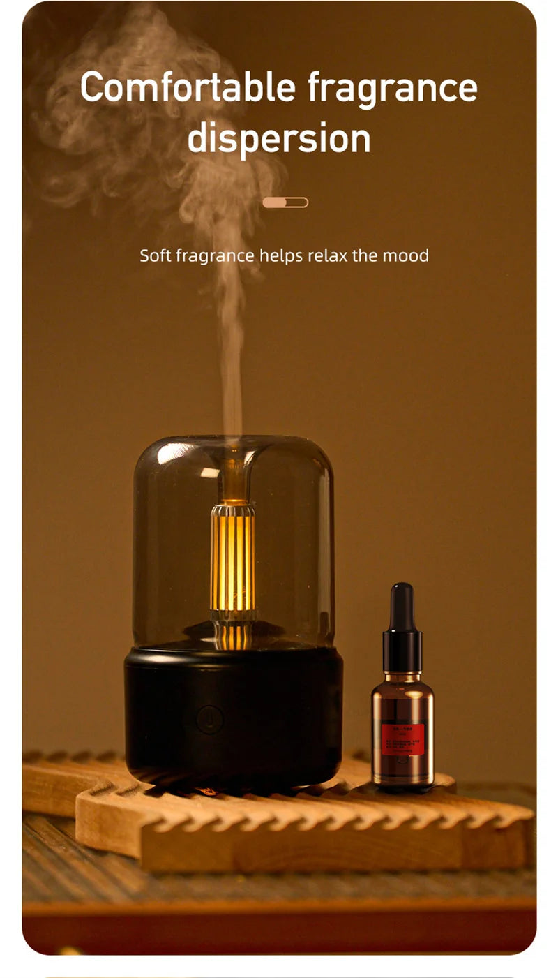 Difusor de Aroma con Luz de Vela — 120ml