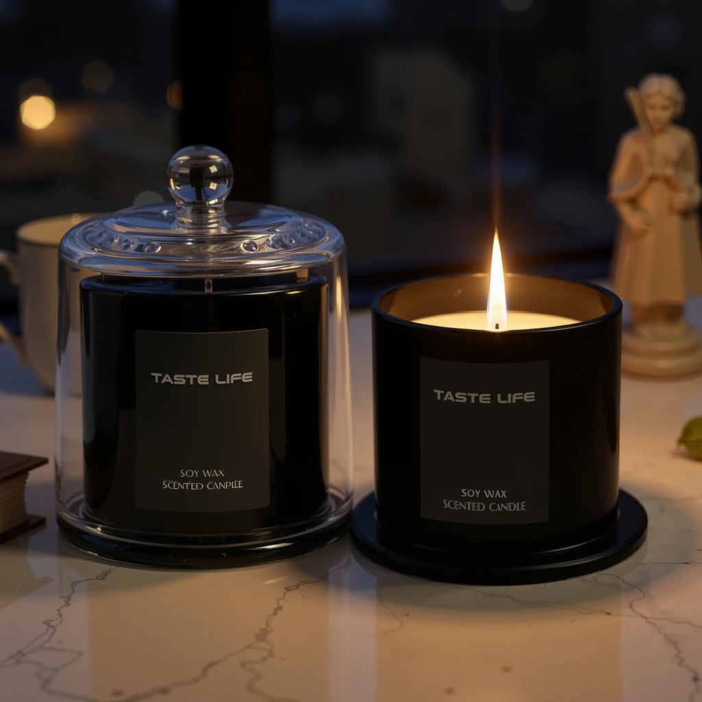 Vela Aromática de Cera de Soja — Campana de Vidrio